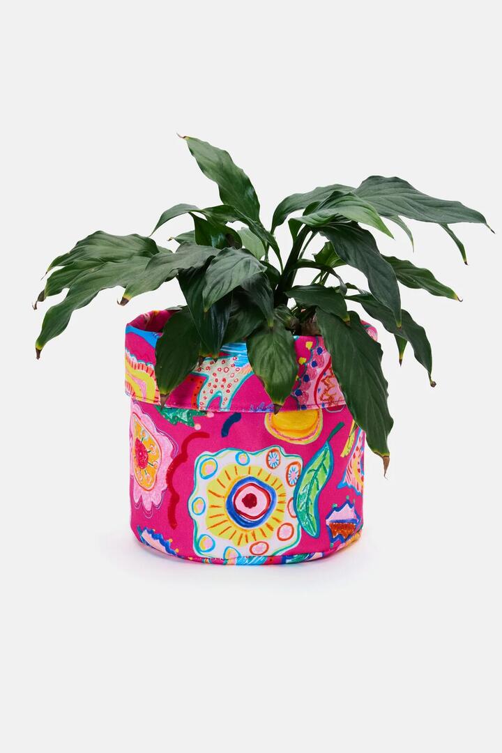 Image of Decor. Product name - Fantastical Planter Lge in Print colour by brand - Gorman
