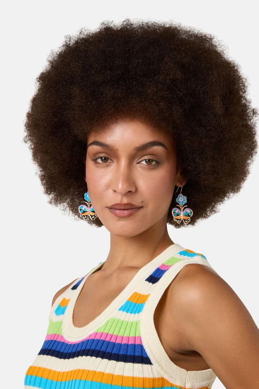 Image of Earrings. Product name - Flying Colours Earrings in Multi colour by brand - Gorman
