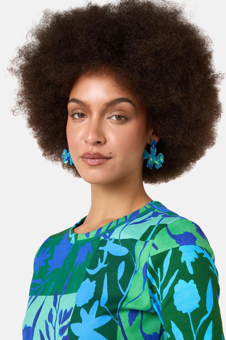 Image of Earrings. Product name - Mirage Earrings in Multi colour by brand - Gorman