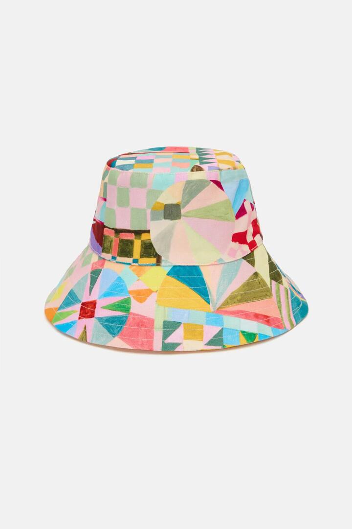 Image of Hats. Product name - Sunspill Reversible Bucket Hat in Print colour by brand - Gorman