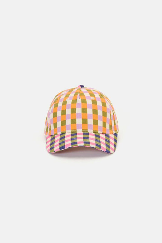 Image of Hats. Product name - Gillian Gingham Cap in Print colour by brand - Gorman