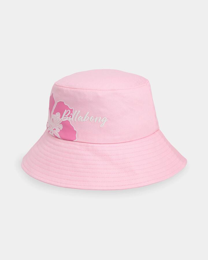 Image of Hats. Product name - Billabong Girls 8-16 Waterlily Bucket Hat Pink Sand in Pink Sand colour by brand - Billabong