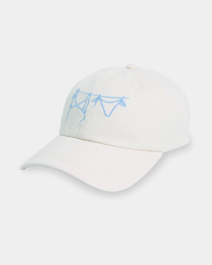Image of Hats. Product name - Billabong Womens Just Add Bikini Dad Cap Salt Crystal in Salt Crystal colour by brand - Billabong