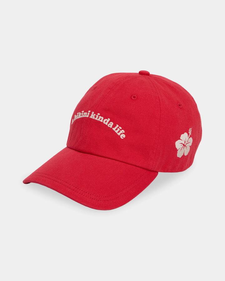 Image of Hats. Product name - Billabong Womens Surf Club Dad Cap Hibiscus in Hibiscus colour by brand - Billabong