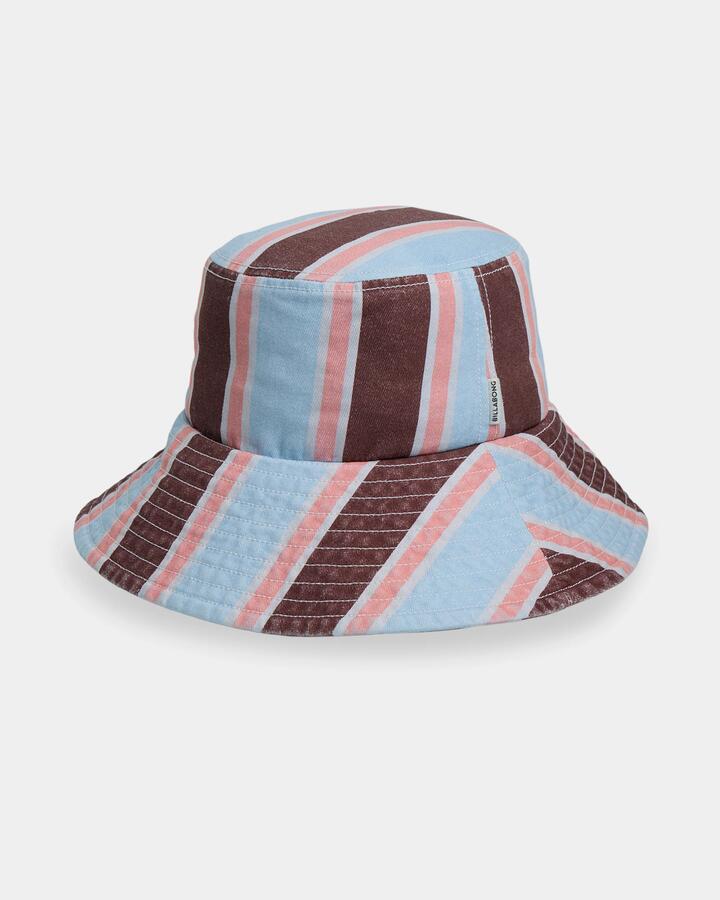 Image of Hats. Product name - Billabong Womens Beach Crush Bucket Hat Multi in Multi colour by brand - Billabong
