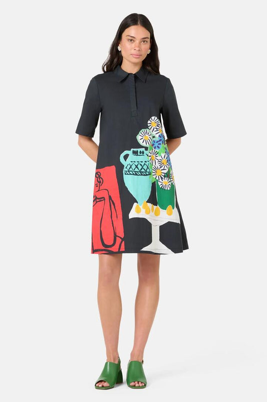 Image of Dresses. Product name - Daisies Cotton Shirt Dress in Print colour by brand - Gorman