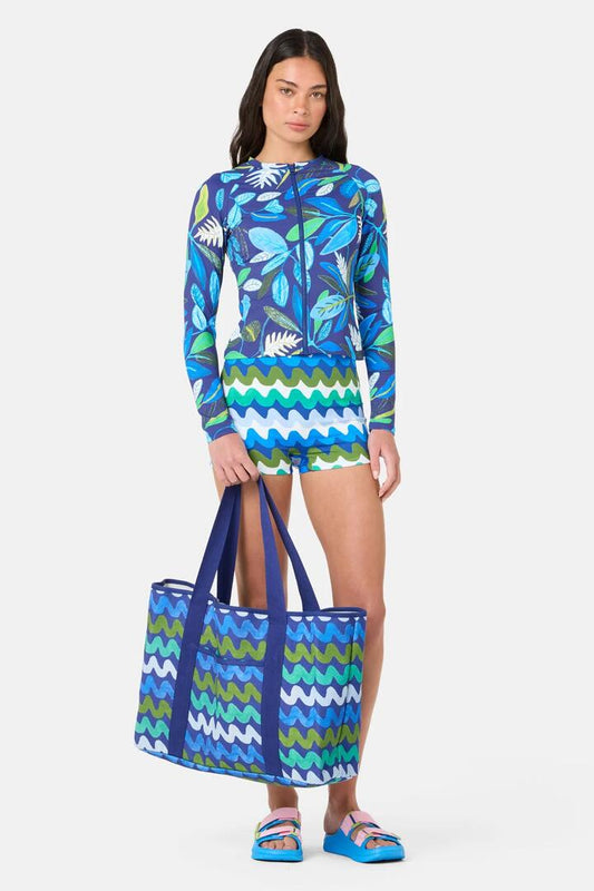 Image of Bags. Product name - Blueprint Waves Beach Tote in Print colour by brand - Gorman