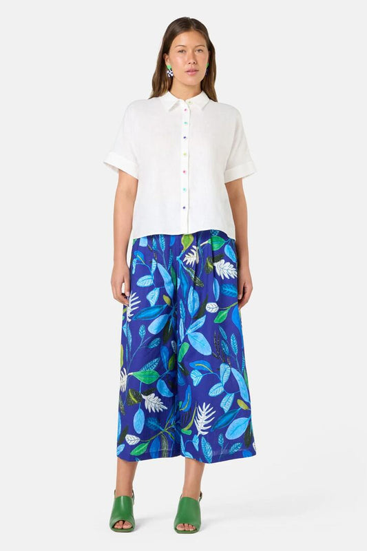 Image of Shirts. Product name - Thread Theory Linen Shirt in White colour by brand - Gorman
