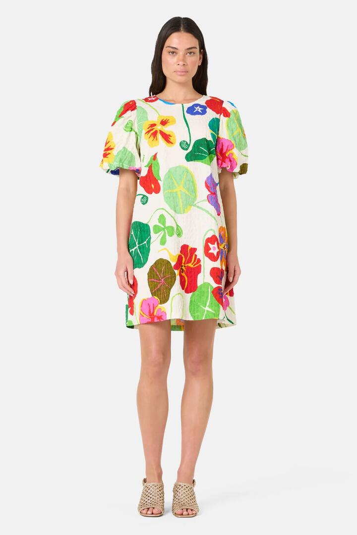 Image of Dresses. Product name - Climbing Colour Smock Dress in Print colour by brand - Gorman
