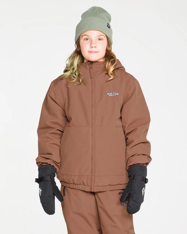 Image of Coats & Jackets. Product name - Volcom Boys 8-16 Chaos Insulated Jacket Desert Taupe in Desert Taupe colour by brand - Volcom