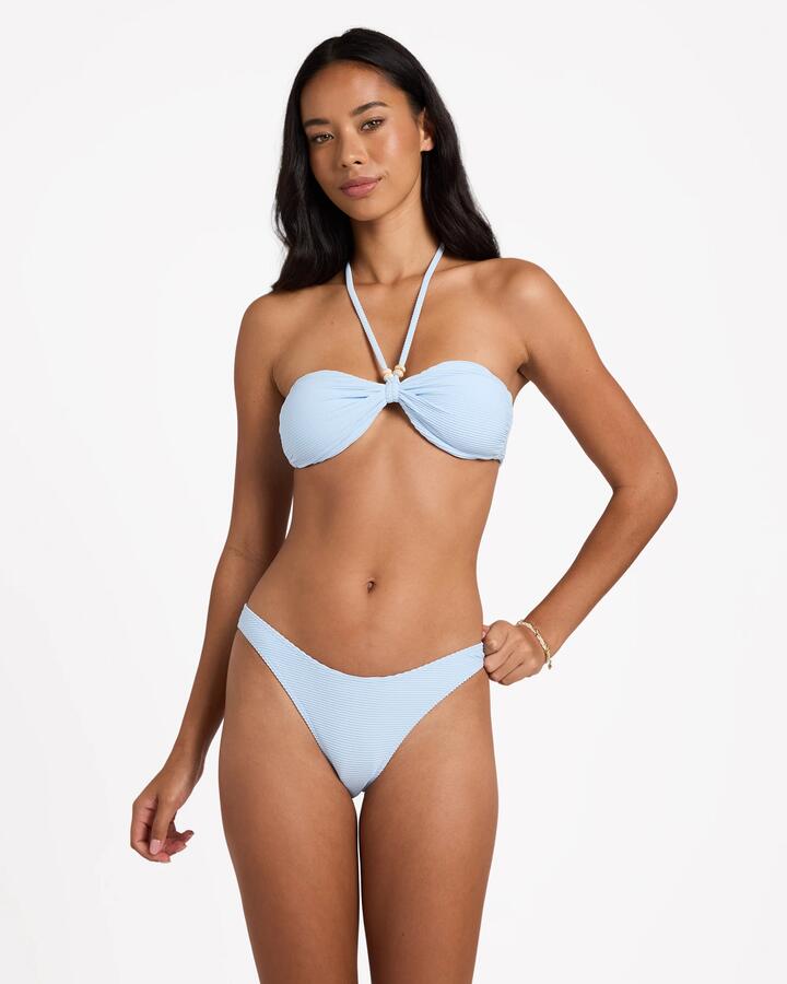 Image of Swimwear. Product name - Billabong Womens Tanlines Hike Pant Bikini Bottom Cool Blue in Cool Blue colour by brand - Billabong