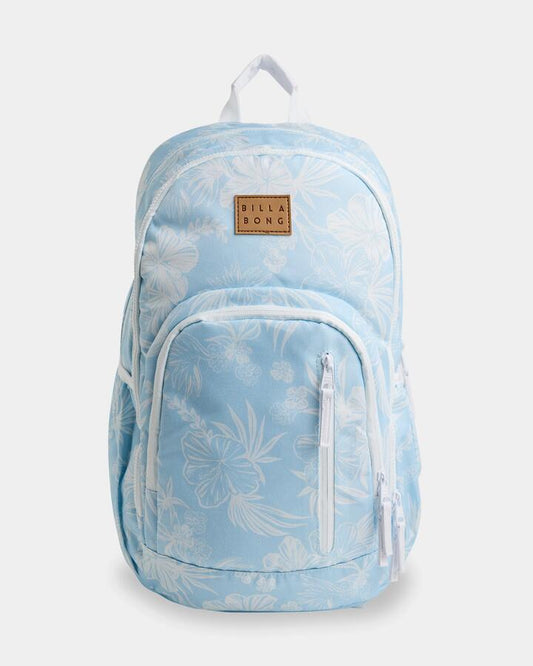 Image of Bags. Product name - Billabong Womens Soul Free Roadie 31 L Backpack Cool Blue in Cool Blue colour by brand - Billabong