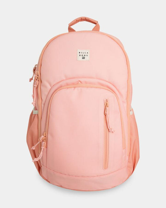 Image of Bags. Product name - Billabong Womens Peachy Keen Roadie 31 L Backpack Pale Peach in Pale Peach colour by brand - Billabong