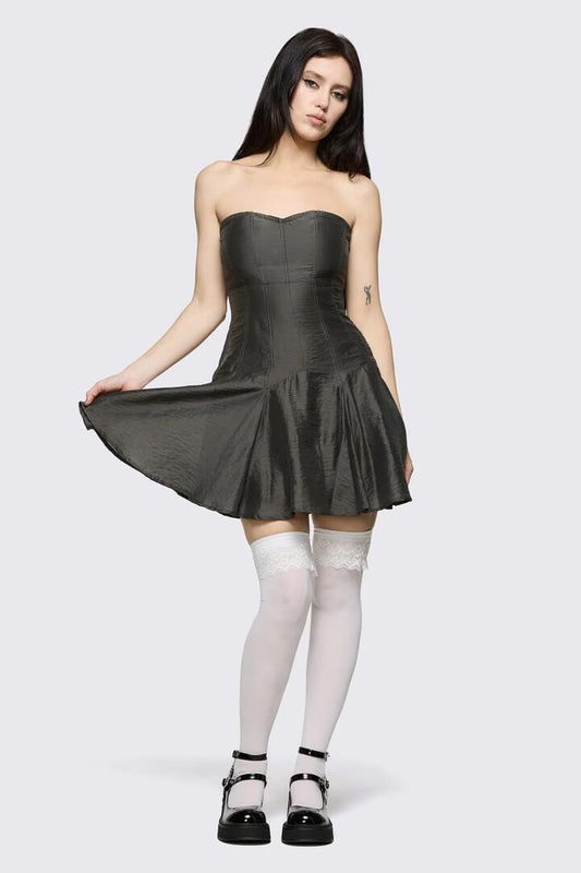 Image of Socks. Product name - Frill Top Long Socks in White colour by brand - Black Friday