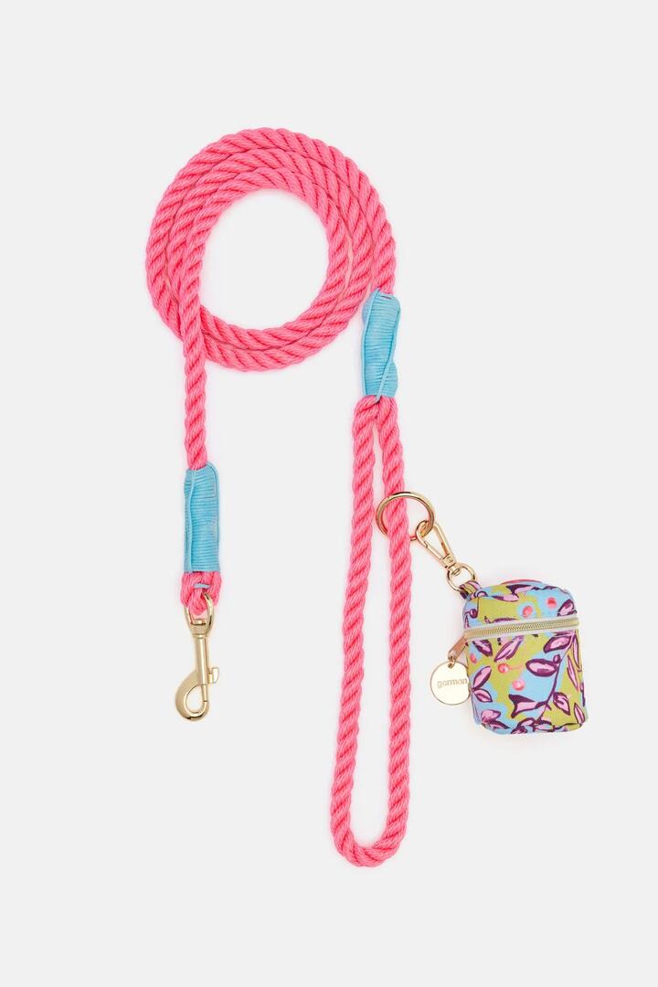 Image of Pet Supplies. Product name - Blueberries Pet Lead With Bag in Print colour by brand - Gorman