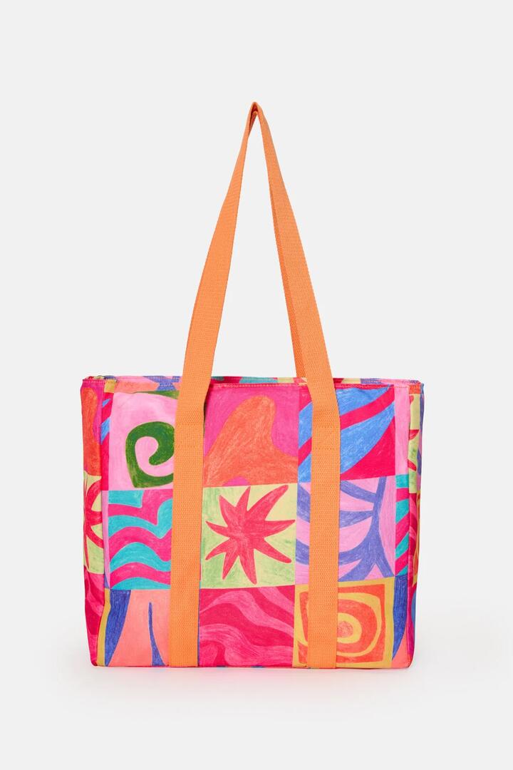 Image of Bags. Product name - Meta Shapes Cooler Tote in Print colour by brand - Gorman
