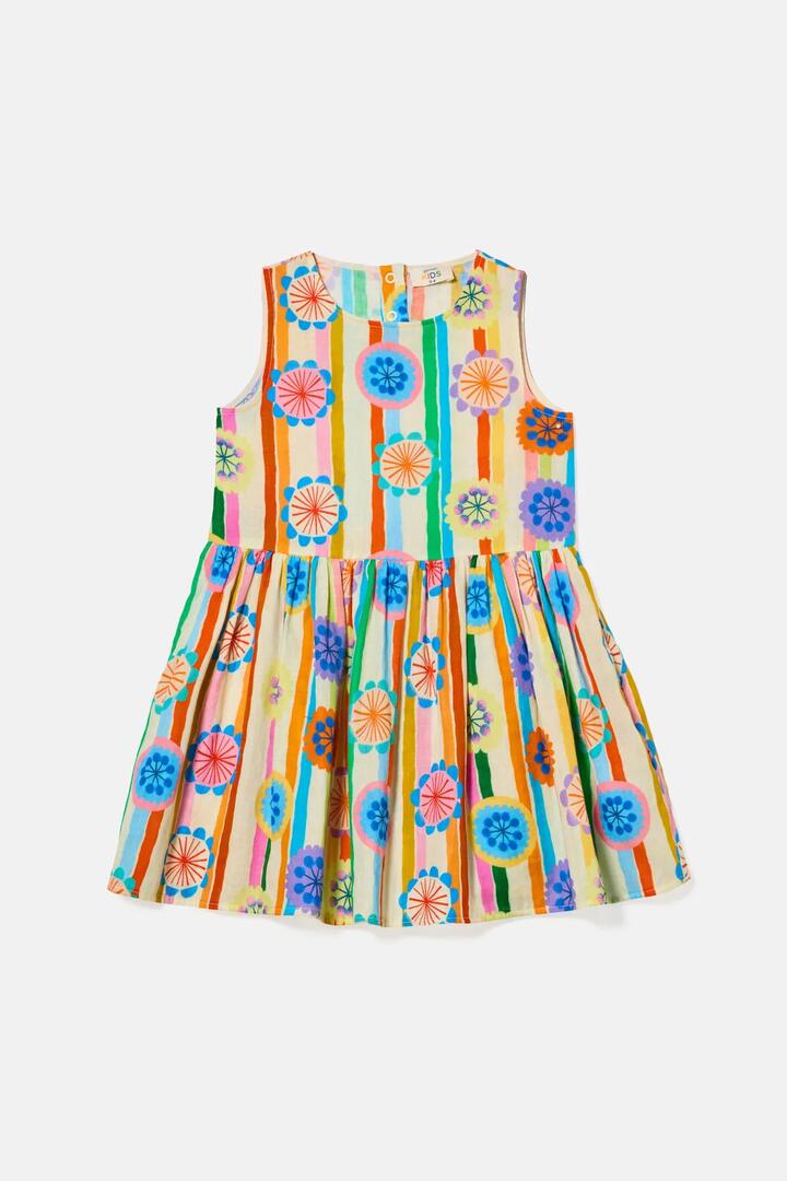 Image of Dresses. Product name - Petal Pinwheel Kids Dress in Multi colour by brand - Gorman