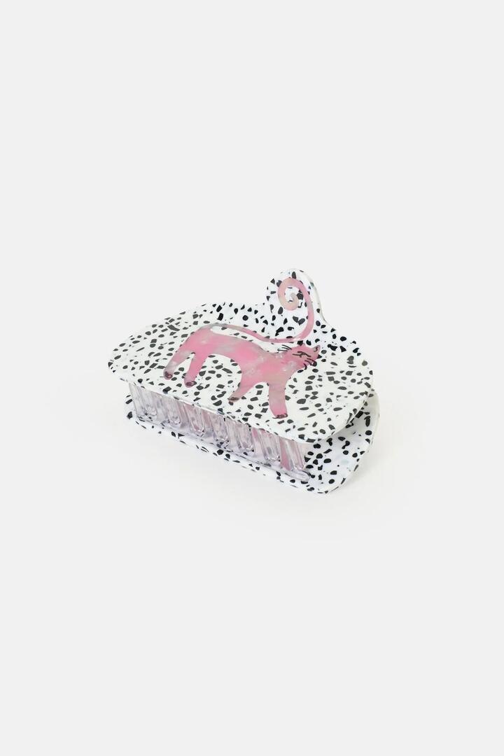 Image of Hair Accessories. Product name - Right Meow Hair Claw in Multi colour by brand - Gorman