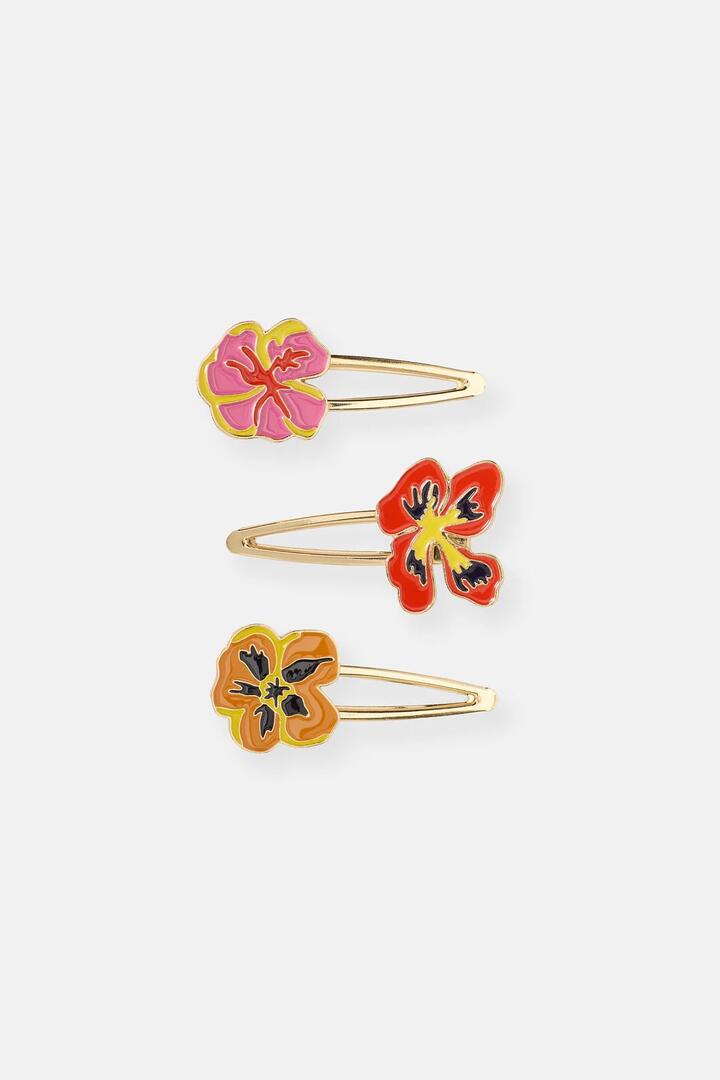 Image of Hair Accessories. Product name - Climbing Colours Hair Clips in Multi colour by brand - Gorman