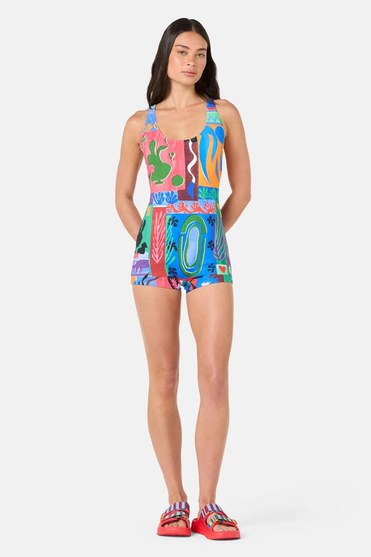 Image of Swimwear. Product name - Paper Poetry One Piece in Print colour by brand - Gorman