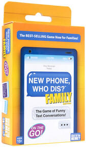 Image of Toys. Product name - New Phone Who Dis? Family Travel Edition in colour by brand - Toymate