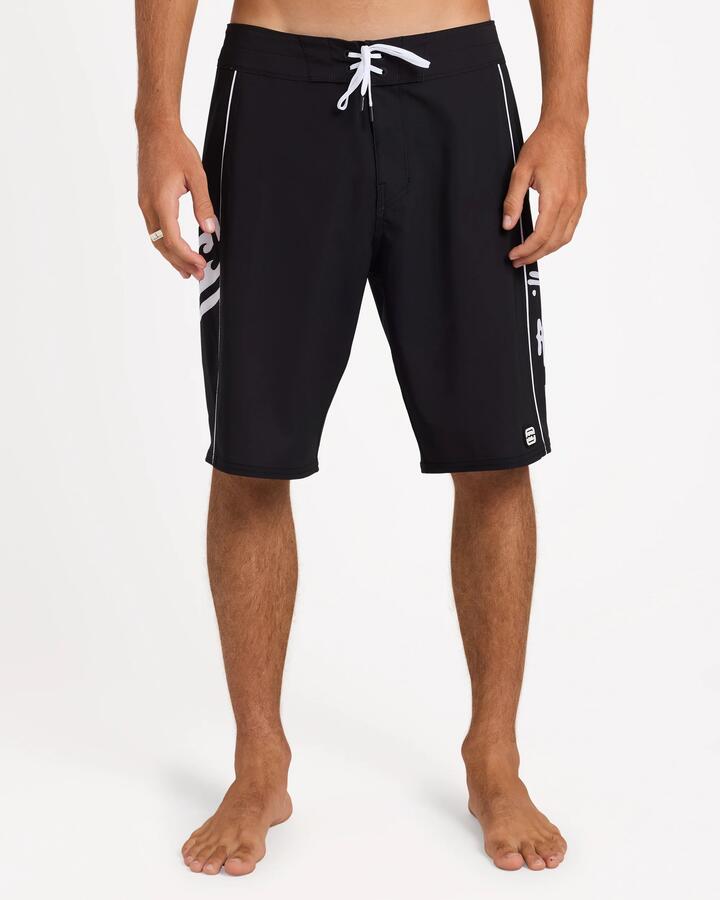 Image of Swimwear. Product name - Billabong Mens Dbah 2.0 Pro 21" Boardshorts Black in Black colour by brand - Billabong