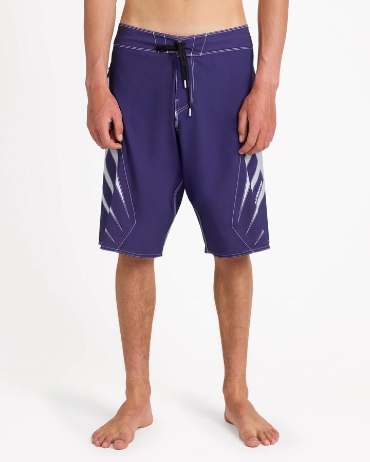 Image of Swimwear. Product name - Billabong Mens Spec 73 A Frame Pro 22" Boardshorts Purp in Purp colour by brand - Billabong