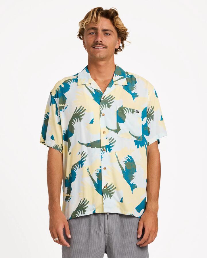 Image of Shirts. Product name - Billabong Mens Paradise Shirt Multi in Multi colour by brand - Billabong