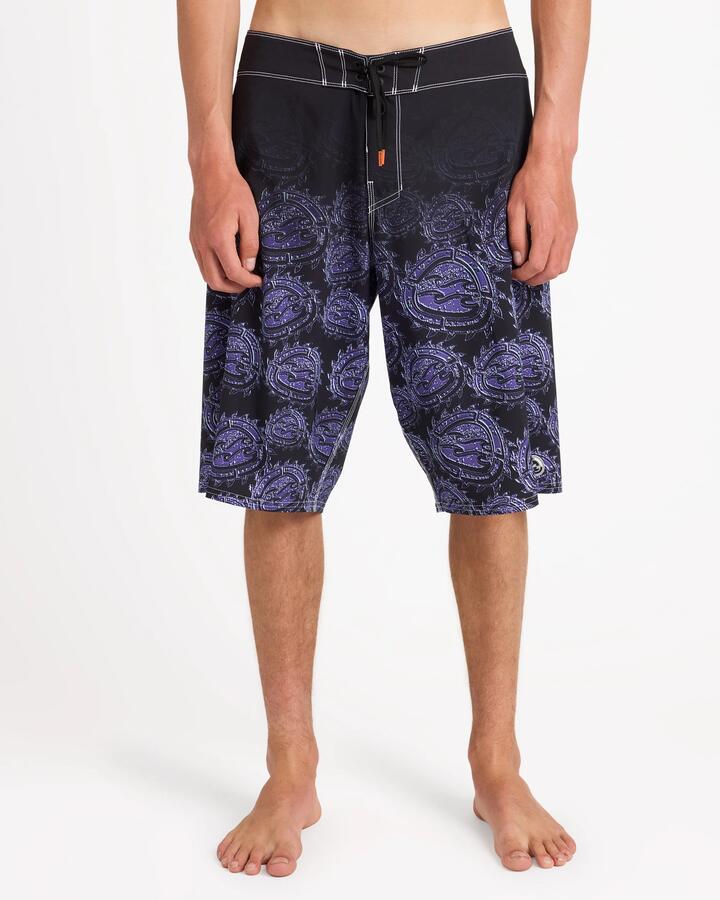 Image of Swimwear. Product name - Billabong Mens Spec 73 All Over Pro 23" Boardshorts Black in Black colour by brand - Billabong