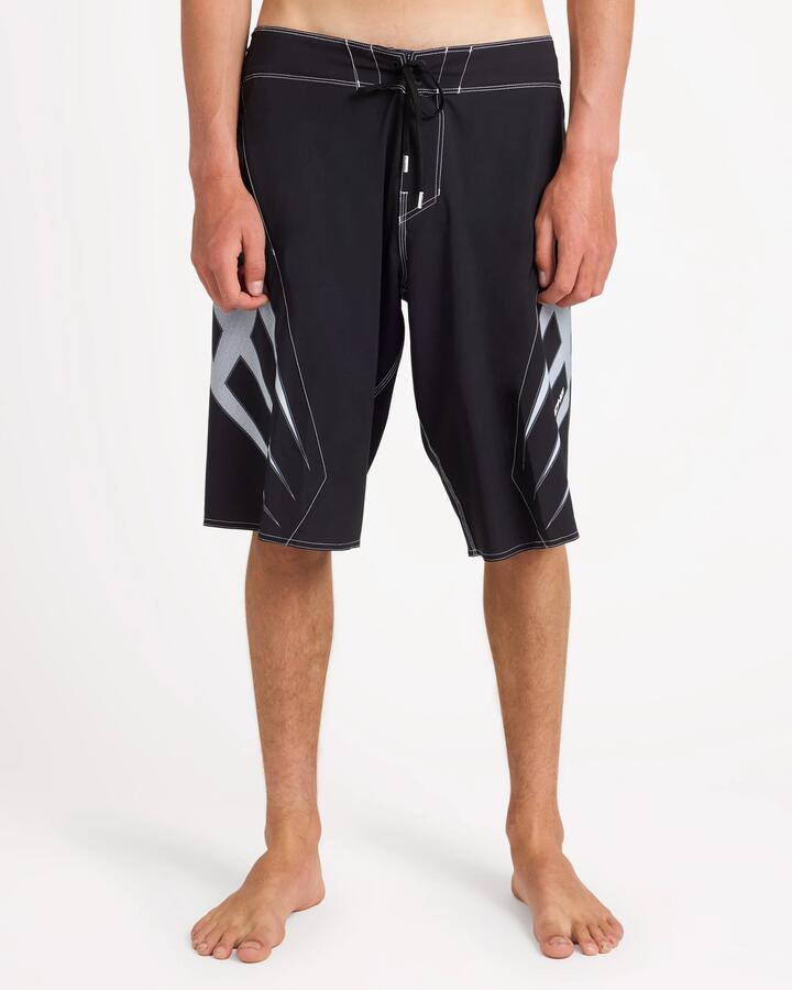 Image of Swimwear. Product name - Billabong Mens Spec 73 A Frame Pro 22" Boardshorts Black in Black colour by brand - Billabong