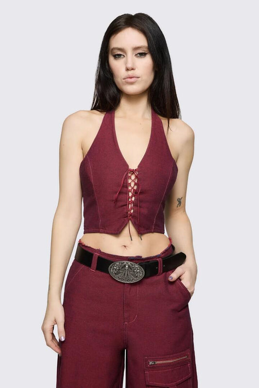 Image of Belts. Product name - Skull Moth Buckle Belt in Black colour by brand - Dangerfield