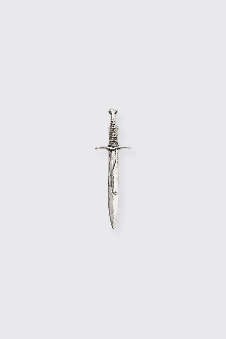 Image of Keychains. Product name - Sword Brooch in Silver colour by brand - Black Friday