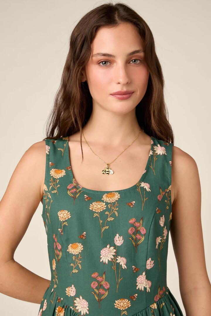 Image of Necklaces. Product name - Bee Necklace in Gold colour by brand - Princess Highway