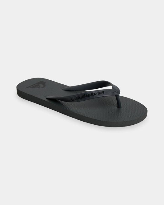 Image of Sandals. Product name - Quiksilver Mens Nias Thongs Grey in Grey colour by brand - Quiksilver