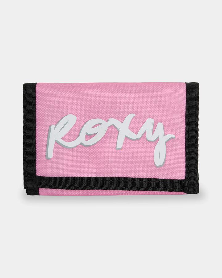 Image of Wallets & Money Clips. Product name - Roxy Womens Backslider Velcro Wallet Pink Frosting in Pink Frosting colour by brand - Roxy