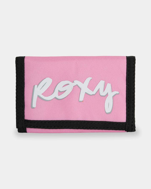 Image of Wallets & Money Clips. Product name - Roxy Womens Backslider Velcro Wallet Pink Frosting in Pink Frosting colour by brand - Roxy
