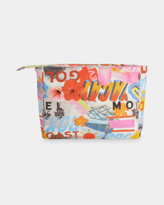 Image of Bags. Product name - Roxy Bold Heart Pouch Bag Multi in Multi colour by brand - Roxy
