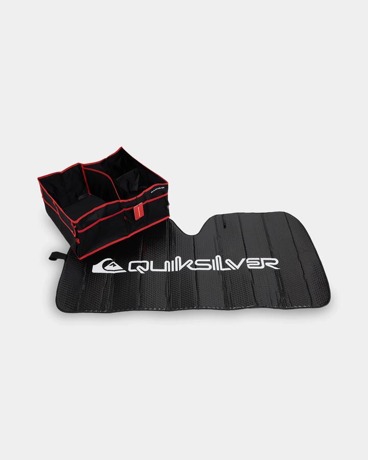 Image of Accessories. Product name - Quiksilver Car Pack Black in Black colour by brand - Quiksilver