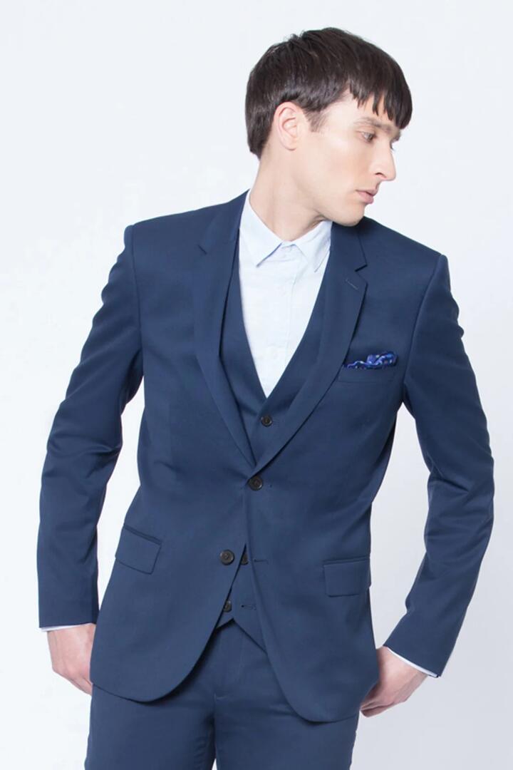 Image of Coats & Jackets. Product name - C SB2 Navy Mod Jacket in Navy colour by brand - Jack London