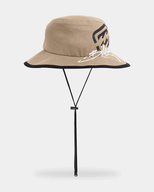 Image of Hats. Product name - Billabong Boys 8-16 Script Boonie Hat Tan in Tan colour by brand - Billabong