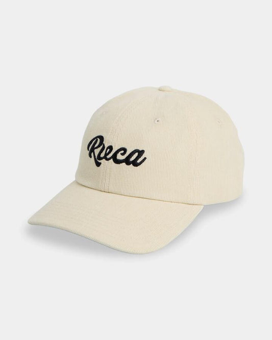 Image of Hats. Product name - RVCA Mens Exotica Dad Cap Natural in Natural colour by brand - RVCA