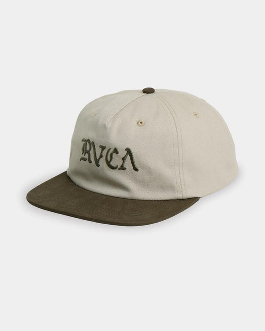 Image of Hats. Product name - RVCA Mens Rvca Opposites Snapback Cap Silver Bleach in Silver Bleach colour by brand - RVCA