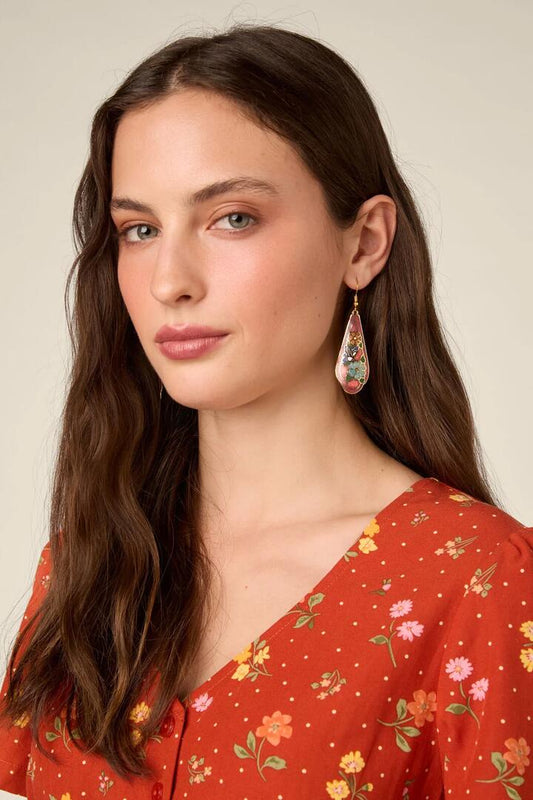 Image of Earrings. Product name - Gorgeous Drop Earrings in Multi colour by brand - Princess Highway