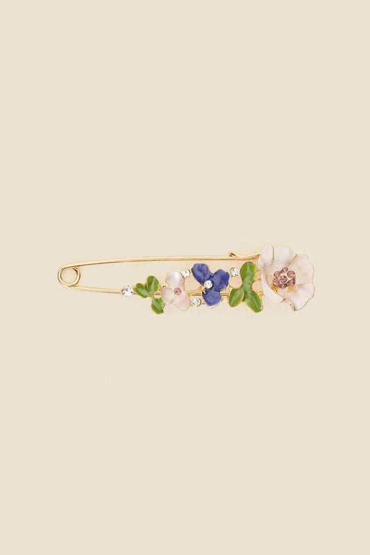 Image of Keychains. Product name - Flower Kilt Brooch in Lilac colour by brand - Princess Highway