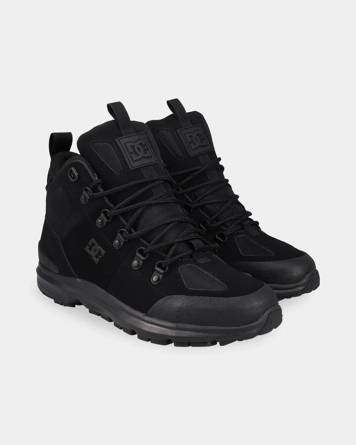 Image of Boots. Product name - DC Shoes Mens Tarmont Boots Black/Black/Black in Black/Black/Black colour by brand - DC Shoes