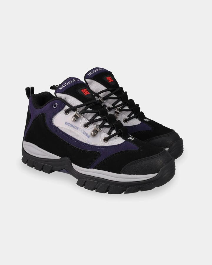 Image of Boots. Product name - DC Shoes Mens Recon Og Boots Black/Navy/Grey in Black/Navy/Grey colour by brand - DC Shoes