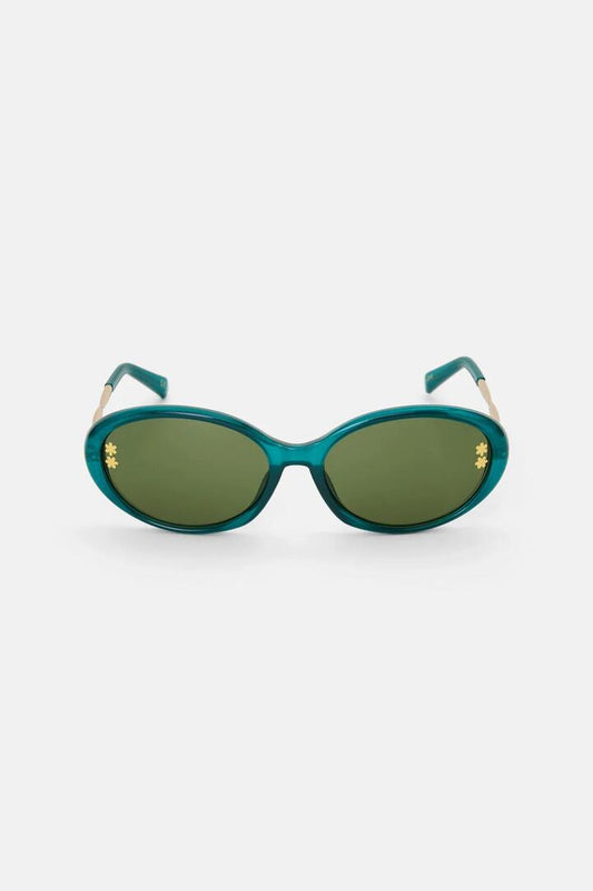 Image of Sunglasses. Product name - Lloyd Sunglasses in Teal colour by brand - Gorman