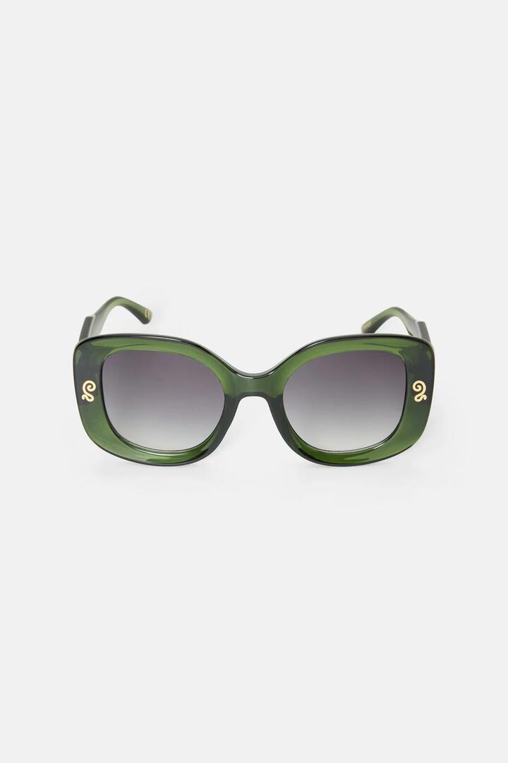 Image of Sunglasses. Product name - Piper Sunglasses Green in Green colour by brand - Gorman