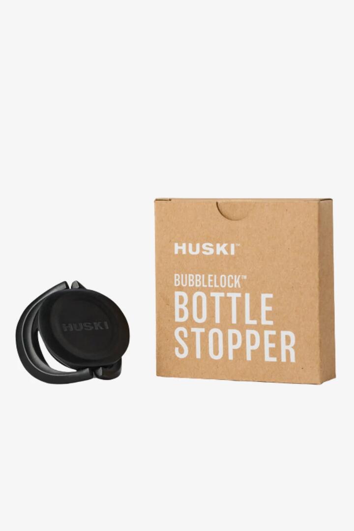 Image of Water Bottles. Product name - Bubble Lock Champagne Bottle Stopper in Champagne colour by brand - Huski