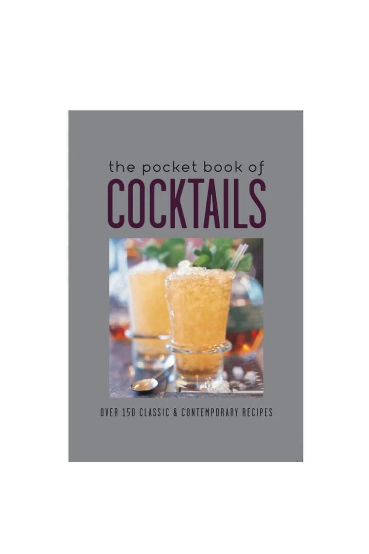 Image of Books. Product name - The Pocket Book of Cocktails in Black colour by brand - Bookreps NZ